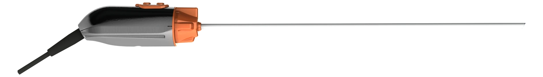 Pristine laparoscope, 5.5mm, 30 degree, oriented tip-toward-CCU.